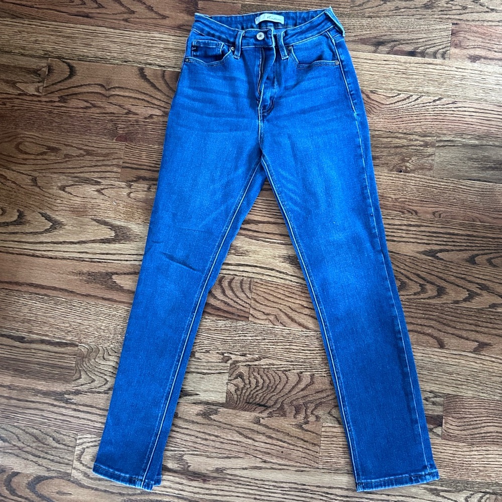 KanCan Women's Vibrant Blue Skinny Jeans